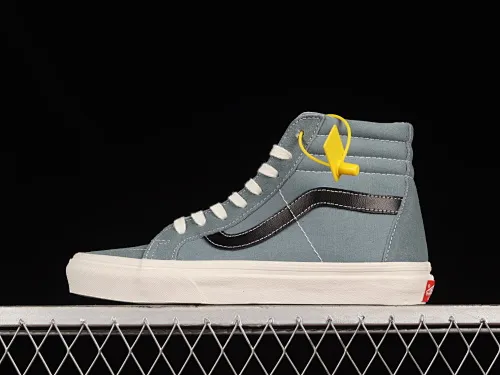 All categories Vans Vans series Vans Hi Vans high-top Vans OG SK8-Hi Lx fairy haze blue color Japanese retro trend high-top canvas skateboard shoes VN0A4BVB20R